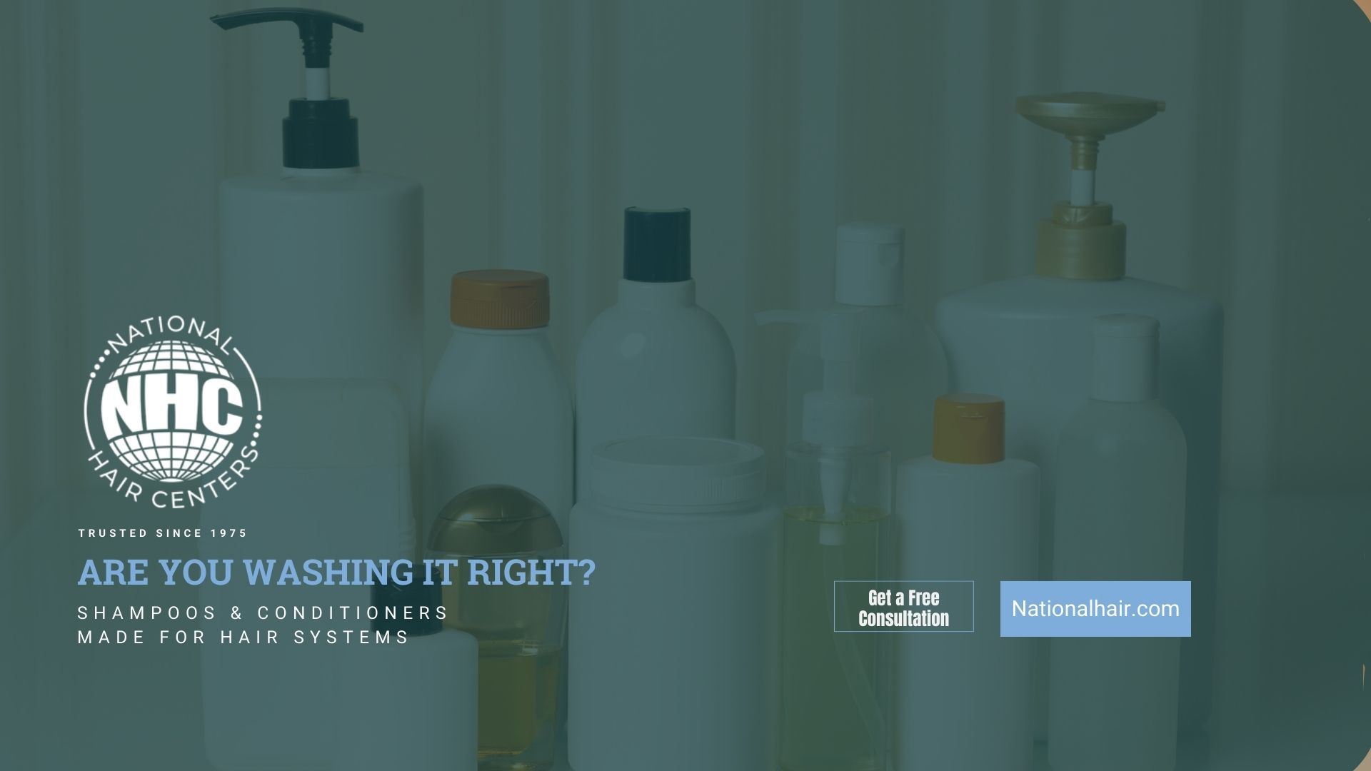 Are You Washing It Right?  Shampoo for Hair Systems