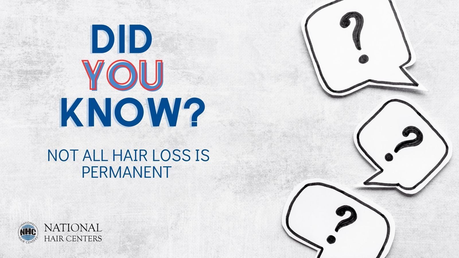 Not All Hair Loss Is Permanent — National Hair Centers