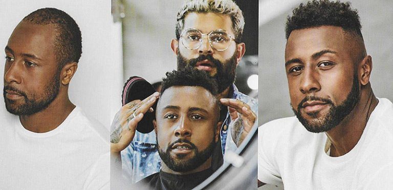 African American men receiving hair replacement services at National Hair Centers