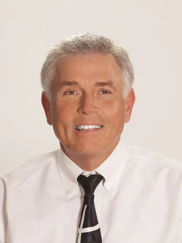 After: full natural silver hair with a non-surgical hair system